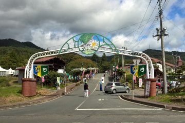 The entrance of Edel Wein ground