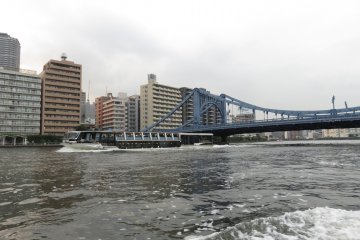 <p>Jembatan Depang sangat harus dilihat ketika berjelajah di sungai Sumida</p>