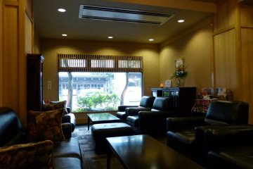 The lounge area