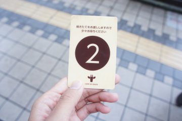 <p>I got number two for the queue</p>