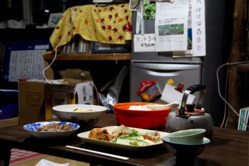 <p>A traditional Japanese mountain meal</p>