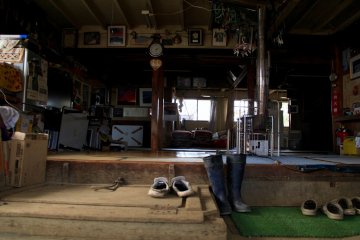 <p>The shared space is where you can relax at night or have your delicious mountain meals</p>