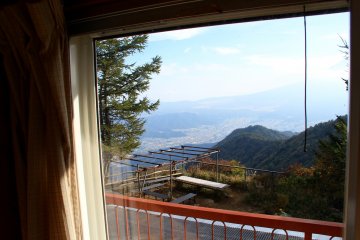 <p>The view from one of the rooms</p>