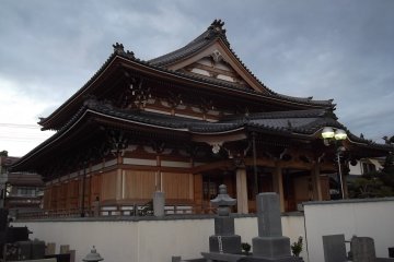 <p>The main hall seen from the west graveyard</p>