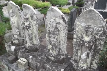 <p>Some of the statues are hundreds of years old</p>