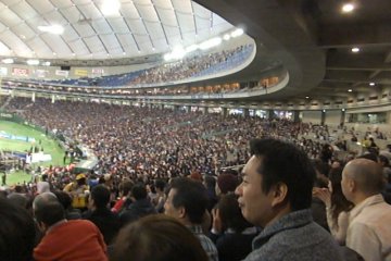 <p>2015 Rice Bowl Tokyo Dome Crowd</p>