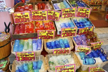 Ryuku glass, a typical Okinawan craft