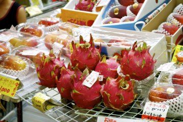 Dragonfruit at a local vendor shop