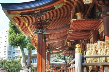 <p>The main building of Yushima Tenman-gu</p>