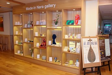<p>The Made in Nara Gallery showcases locally made arts and crafts</p>