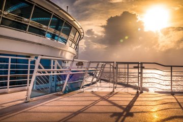 Cruising on a windy late afternoon