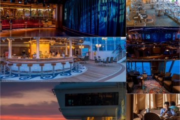 Evening locations on deck