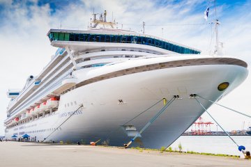 Diamond Princess dockside