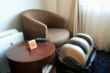 <p>All day I looked forward to the massage machine for my calves</p>
