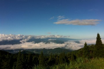 Above the clouds