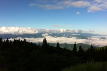 Above the clouds