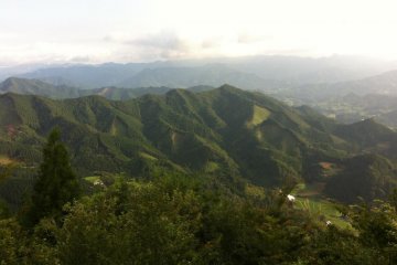 View from the campsite mountain