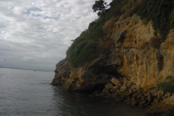 Beautiful bluffs on the island