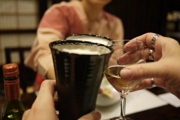 Remember, drinks are a separate charge!