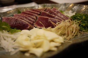 Katsuo no Tataki at Kuroshio Honjin