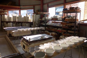 <p>Unfinished pottery</p>

