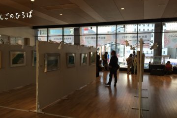 An art gallery.