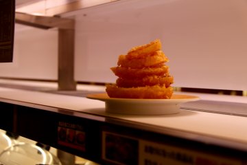 <p>These fried octopus rings will be heavy but oh so delicious</p>