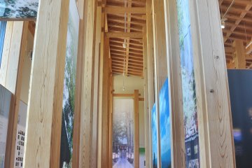 <p>In the south building, lots of information about the pilgrimage trails is available&nbsp;</p>