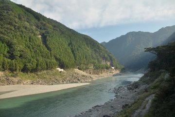 At some areas the river is quite narrow