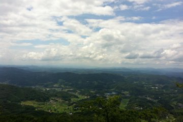 Breathtaking view from the top of Mt. Ohira, also a paragliding spot