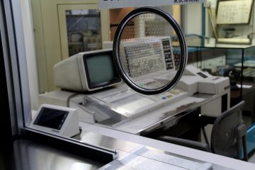 <p>A reproduction of a station office</p>