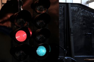 <p>Train lights</p>