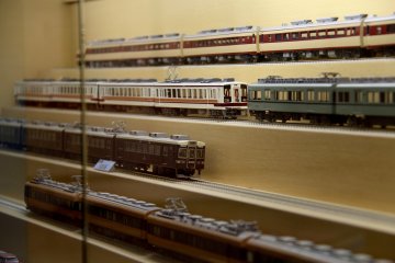 <p>One of the display cabinets</p>