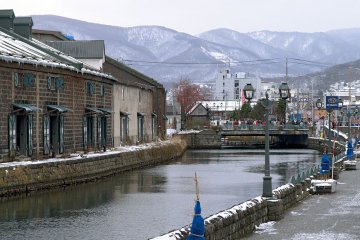 Le canal de la ville d'Otaru