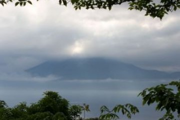 Le lac Shikotsu à Hokkaido
