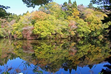 <p>The pond in the "Hell Valley" near the lunch stop and pinnacle of the hike</p>