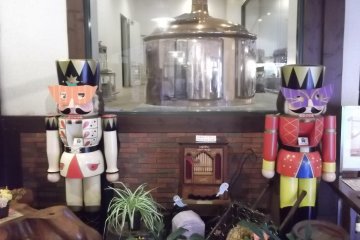<p>Guarding the beer</p>