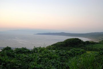 Sobama Beach from the hill above