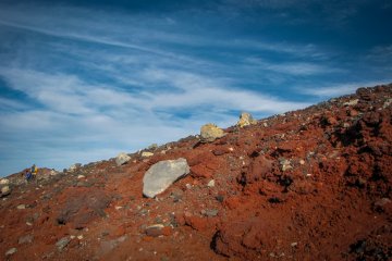 <p>Red earth and blue skies</p>
