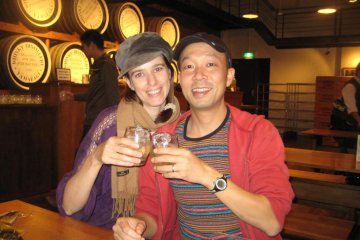 <p>Sampling, at the end of the tour (previous visit)</p>