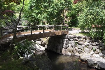 <p>The scenery in Bai-en Park</p>