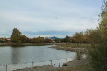 Fukuoka Airport is not far from the park and you can see planes departing and arriving