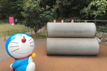 <p>The playground that they always play in has been replicated at the garden.</p>