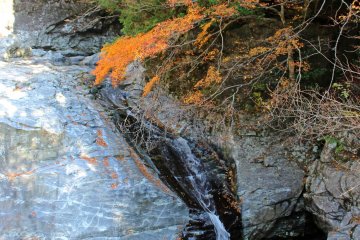 <p>The bottom-most of the Mitarai Falls</p>