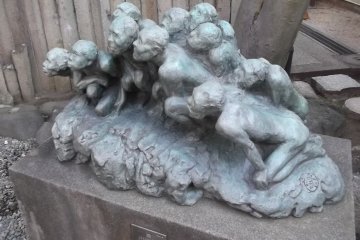 <p>A sculpture by the entrance</p>