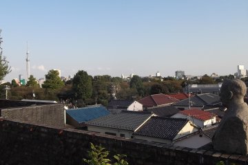 <p>The view out towards the Skytree</p>