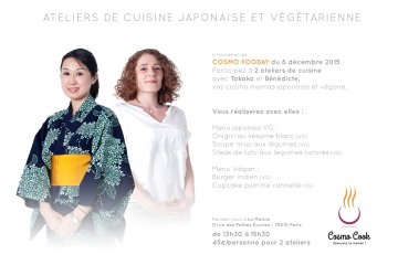 <p>Menu v&eacute;gane et japonais</p>