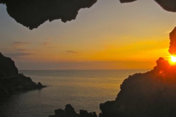 Last light in the keyhole