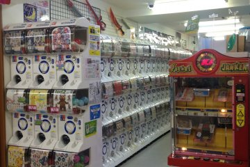 <p>Gashapon corner.</p>