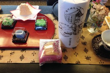 Wagashi sweets at Koyamabaikado Store&nbsp;
